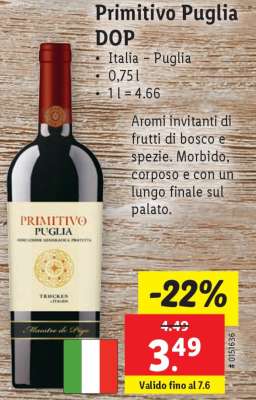 Primitivo Puglia DOP