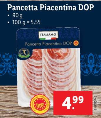 Pancetta Piacentina DOP
