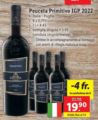 Peuceta Primitivo IGP 2022