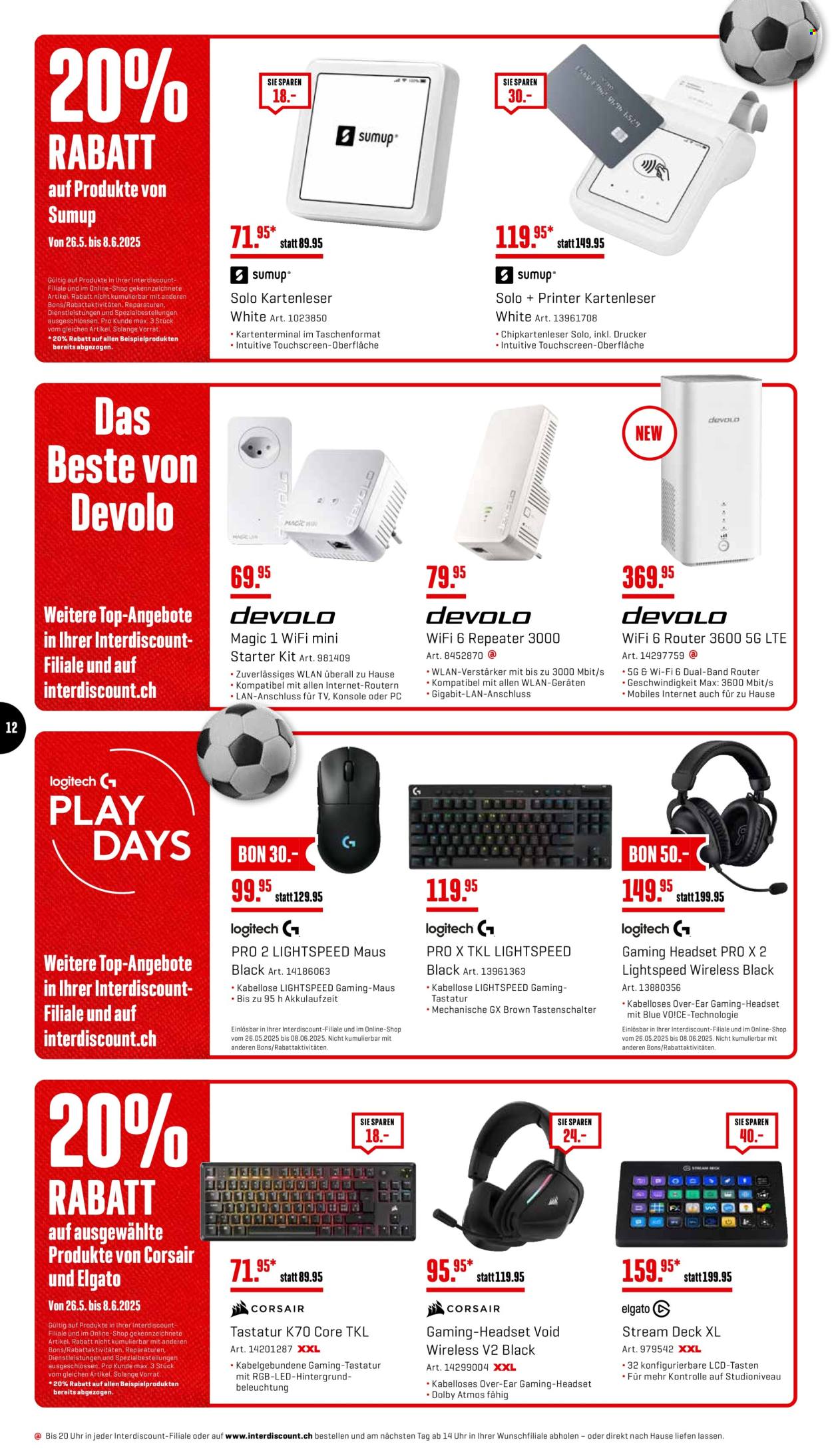 Volantino Interdiscount - 26.5.2025 - 8.6.2025. Pagina 12.