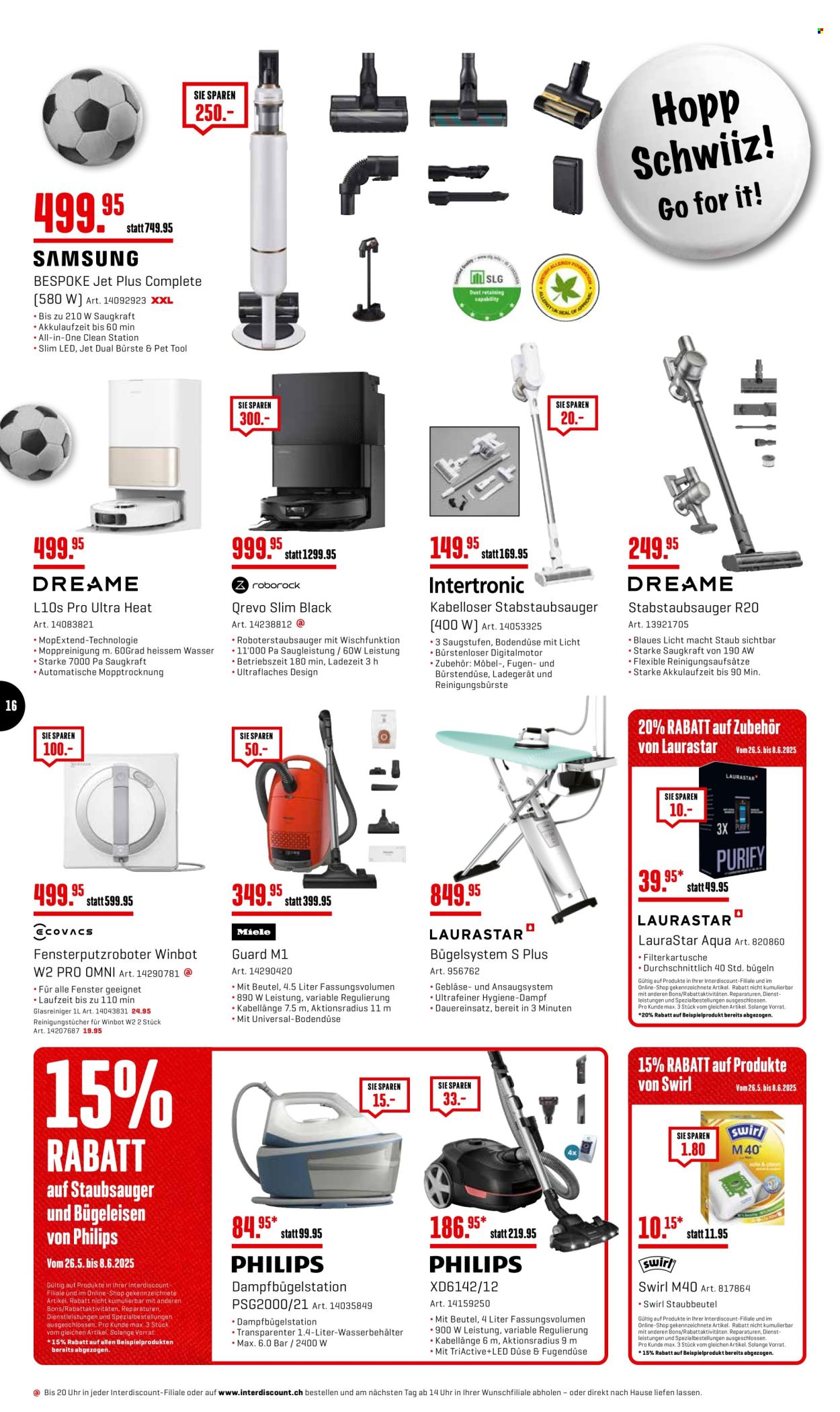 Volantino Interdiscount - 26.5.2025 - 8.6.2025. Pagina 16.