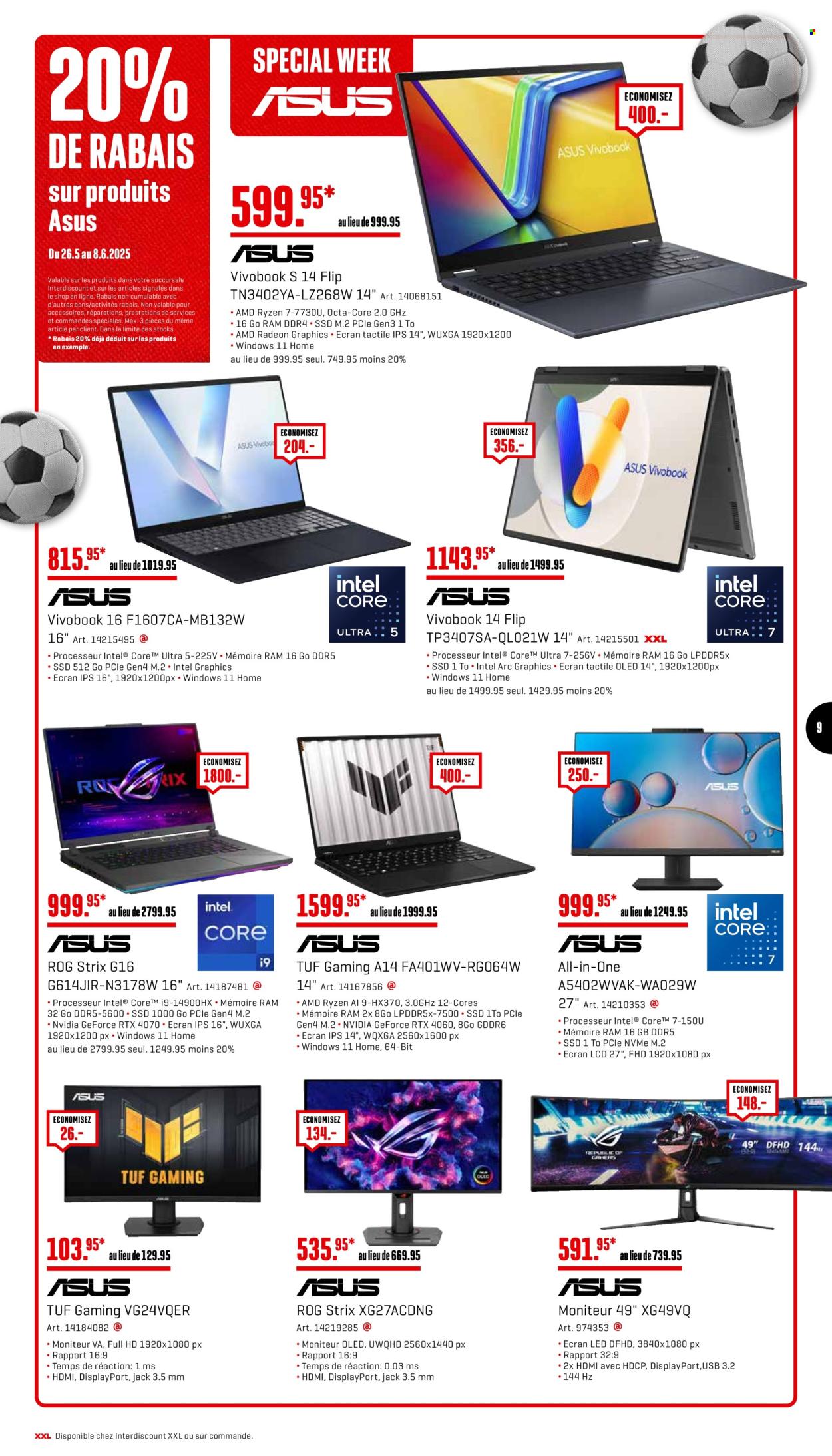 Volantino Interdiscount - 26.5.2025 - 8.6.2025. Pagina 9.