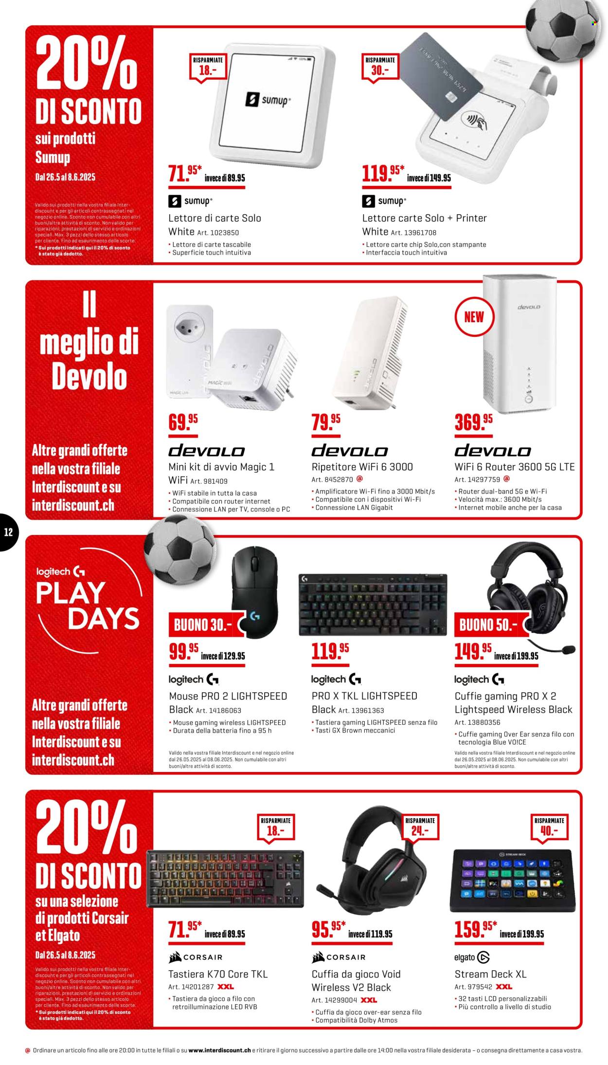 Volantino Interdiscount - 26.5.2025 - 8.6.2025. Pagina 12.