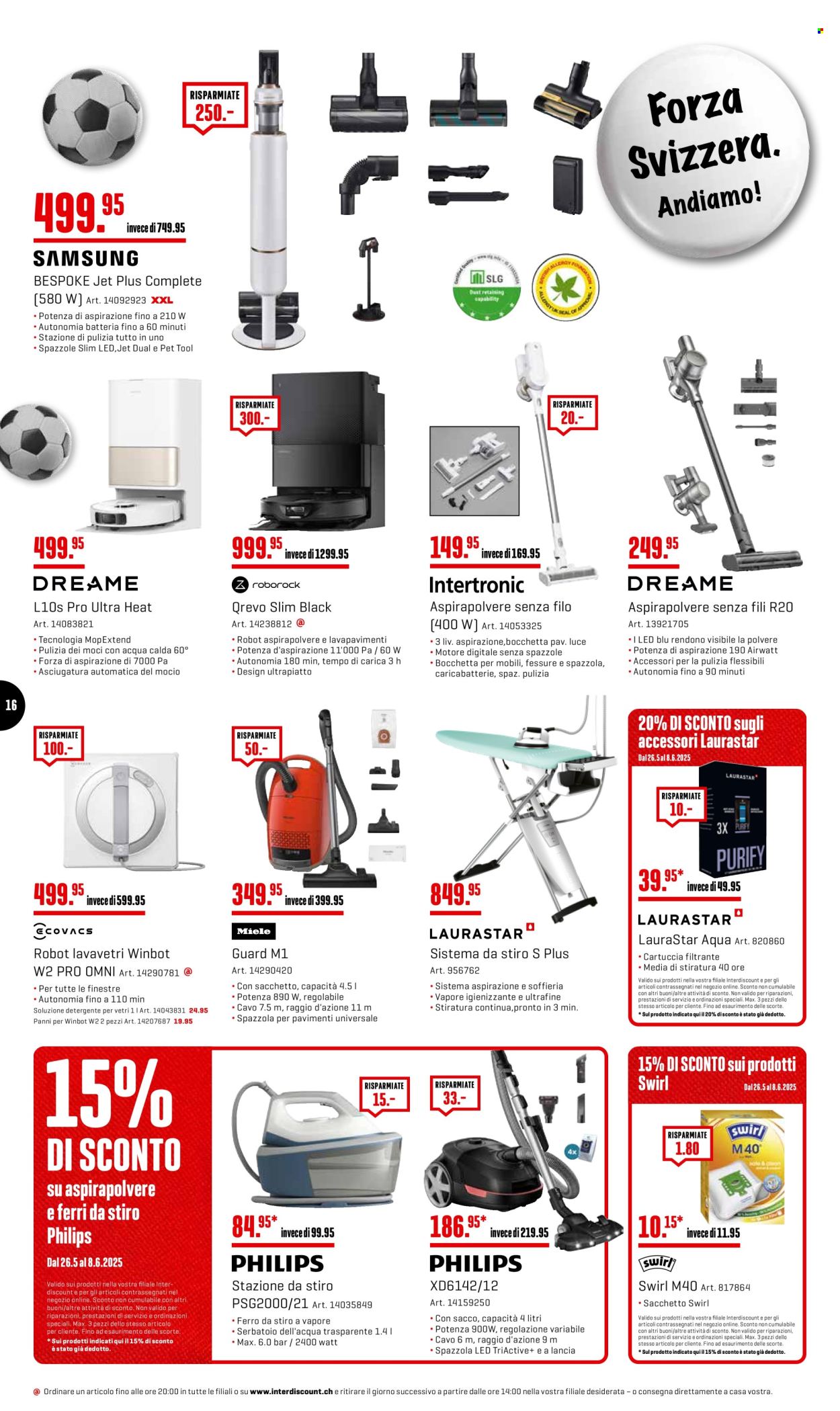 Volantino Interdiscount - 26.5.2025 - 8.6.2025. Pagina 16.