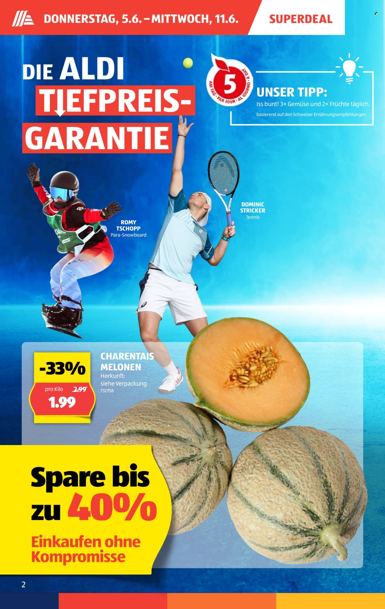 Volantino Aldi - 5.6.2025 - 11.6.2025. Pagina 2.