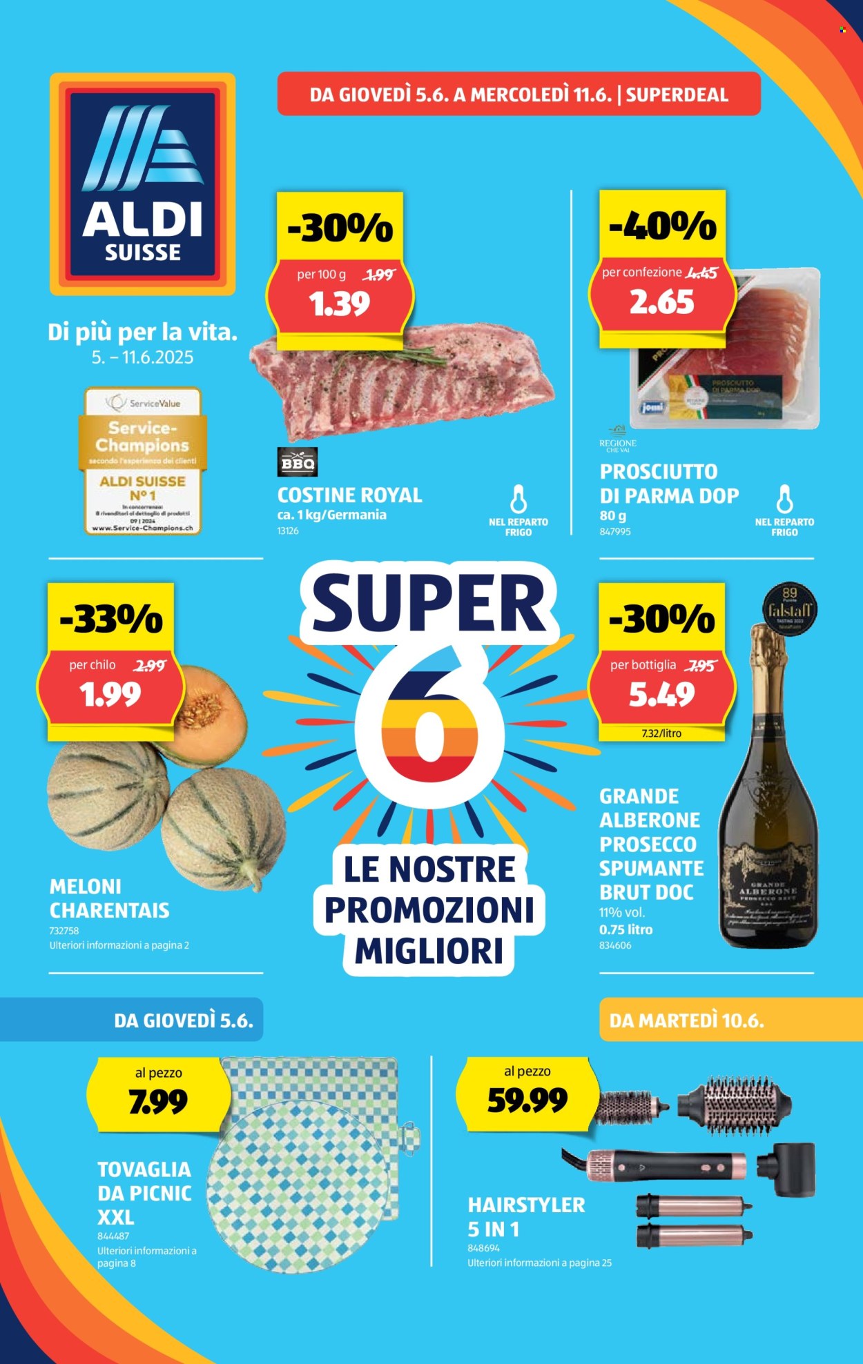 Volantino Aldi - 5.6.2025 - 11.6.2025. Pagina 1.