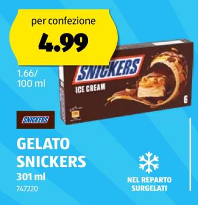 GELATO SNICKERS