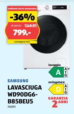 SAMSUNG LAVASCIUGA WD90DG6-B85BEU5