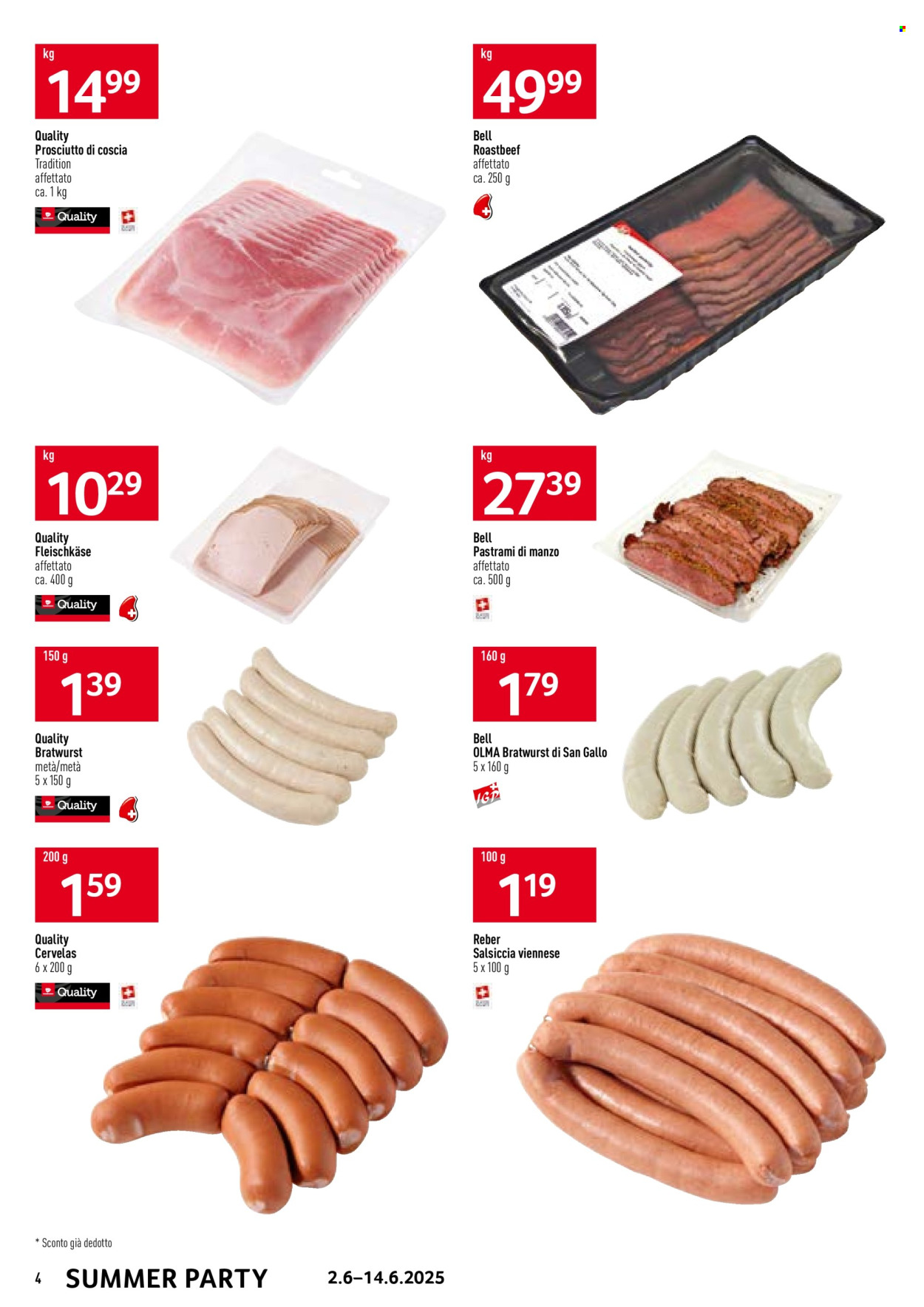 Volantino Prodega - 2.6.2025 - 14.6.2025. Pagina 4.