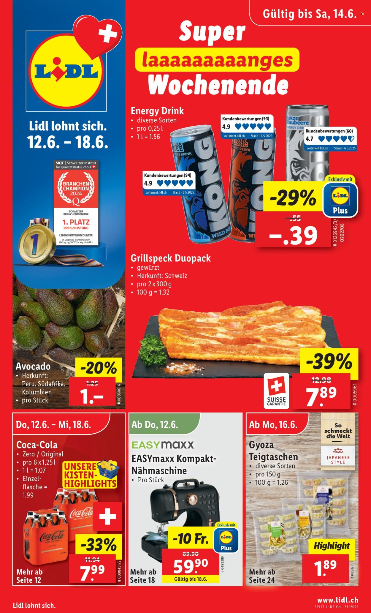 Volantino Lidl - 12.6.2025 - 18.6.2025. Pagina 1. Pagina 1