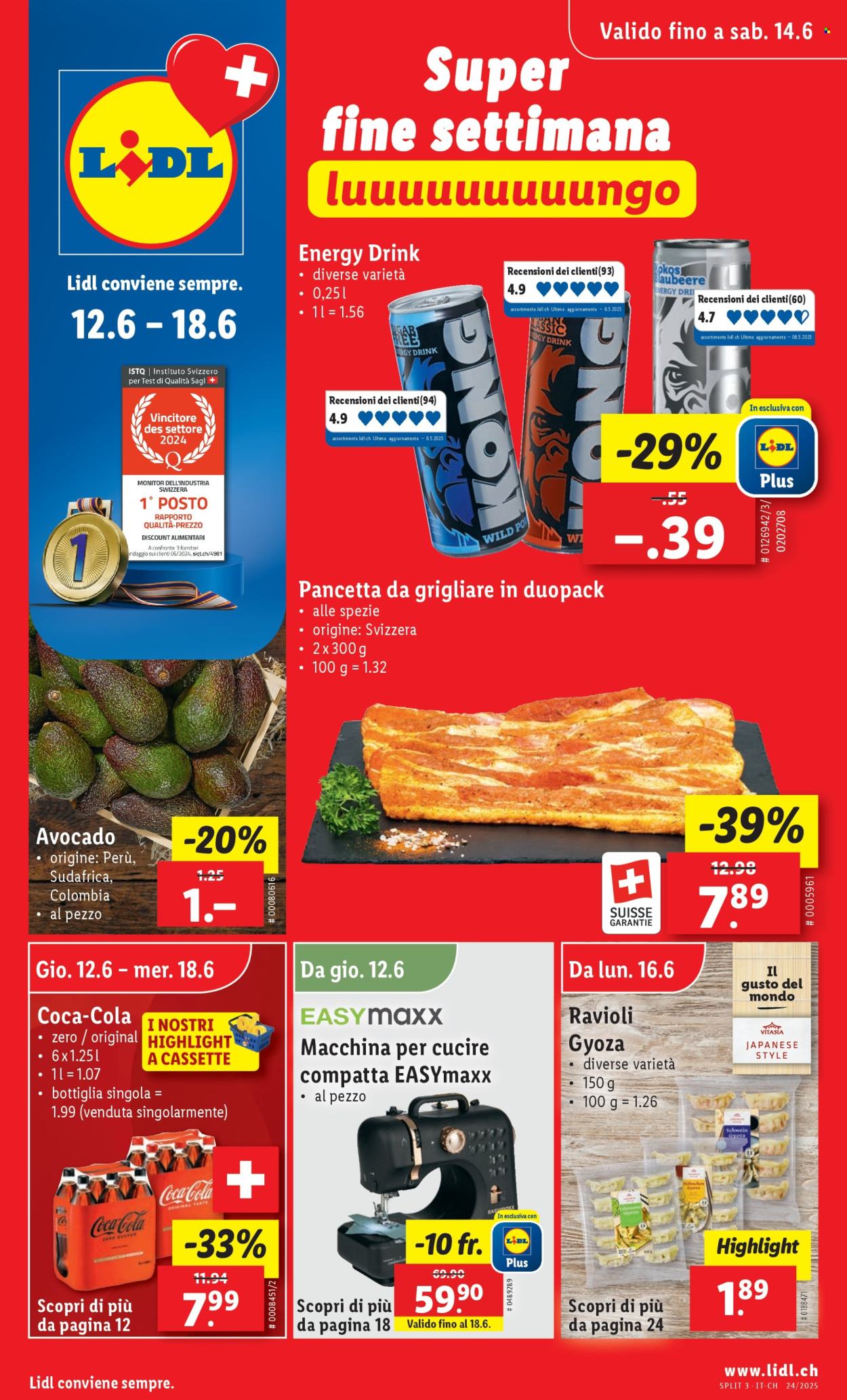Volantino Lidl - 12.6.2025 - 18.6.2025. Pagina 1. Pagina 1