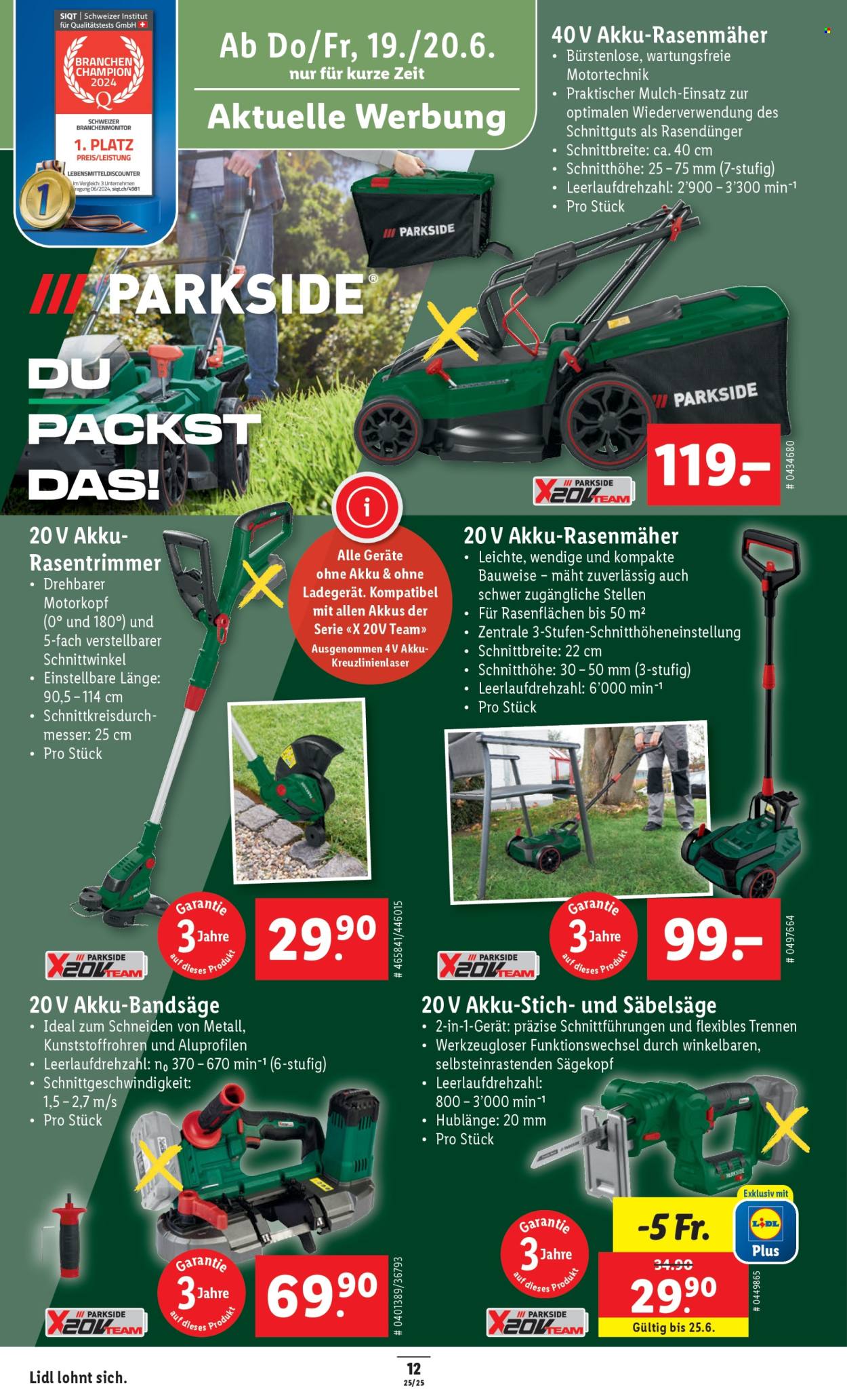 Volantino Lidl - 19.6.2025 - 25.6.2025. Pagina 12. Pagina 12
