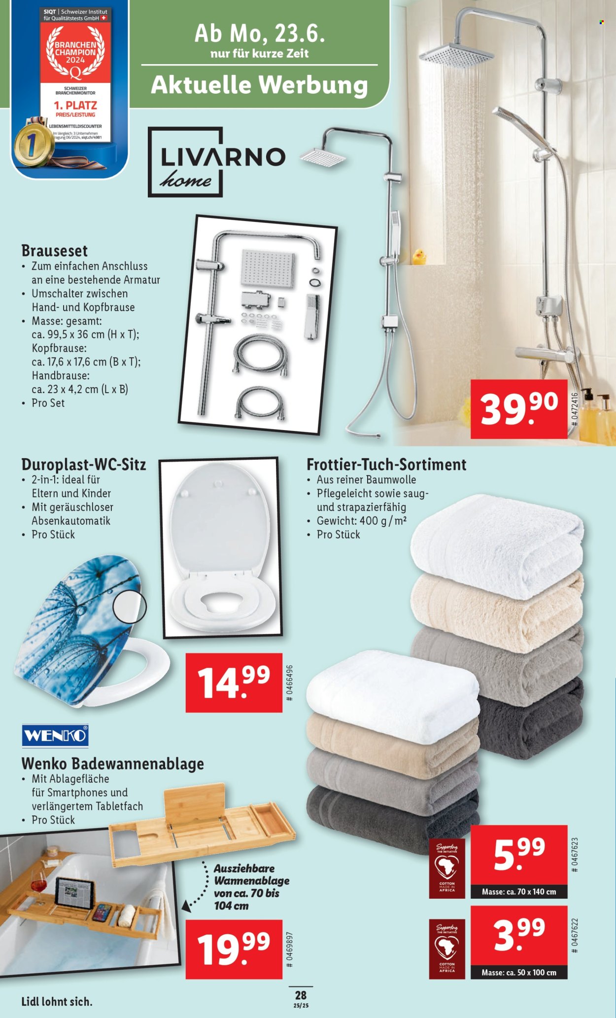 Volantino Lidl - 19.6.2025 - 25.6.2025. Pagina 28. Pagina 28