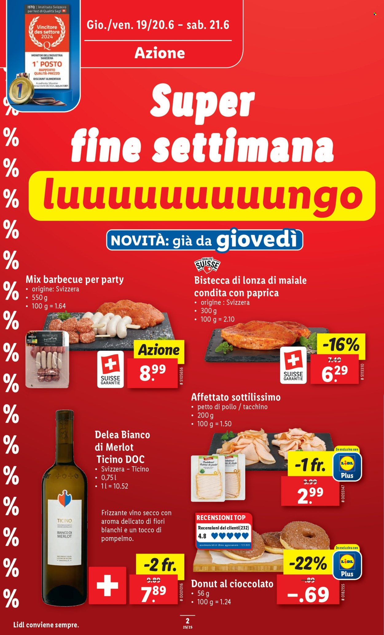 Volantino Lidl - 19.6.2025 - 25.6.2025. Pagina 2. Pagina 2