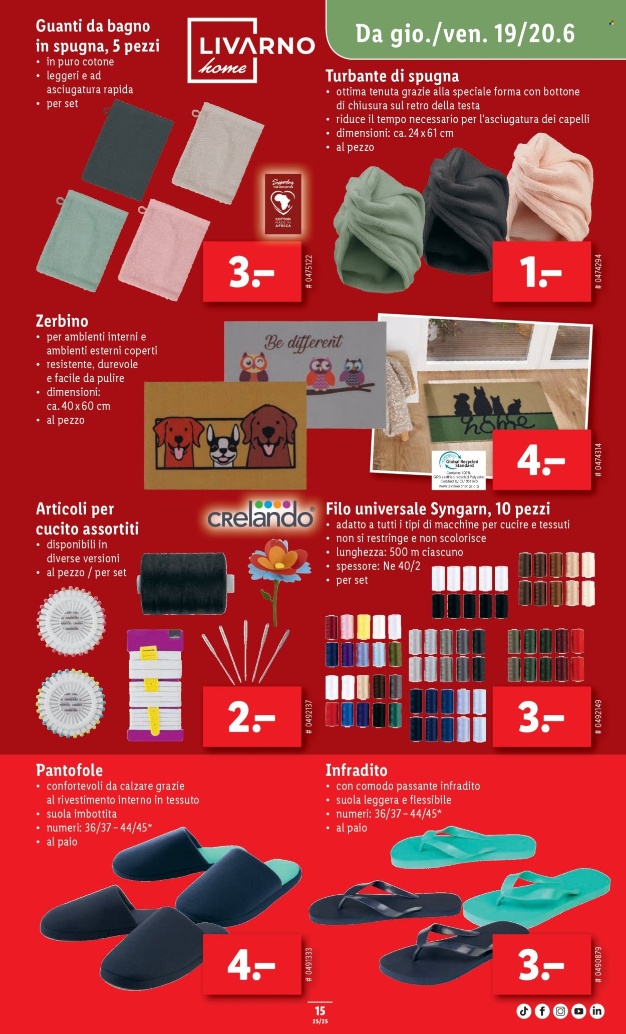 Volantino Lidl - 19.6.2025 - 25.6.2025. Pagina 15. Pagina 15