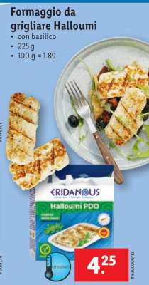 Formaggio da grigliare Halloumi