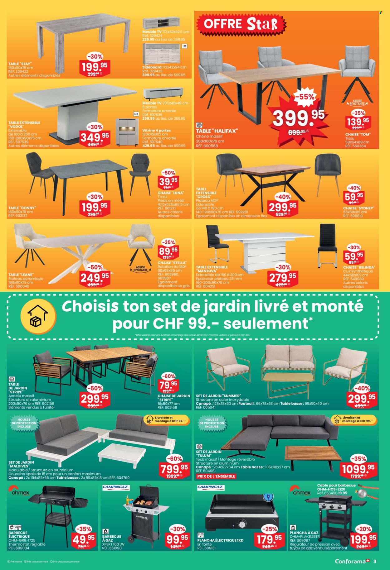 Volantino Conforama - 18.6.2025 - 1.7.2025. Pagina 3. Pagina 3
