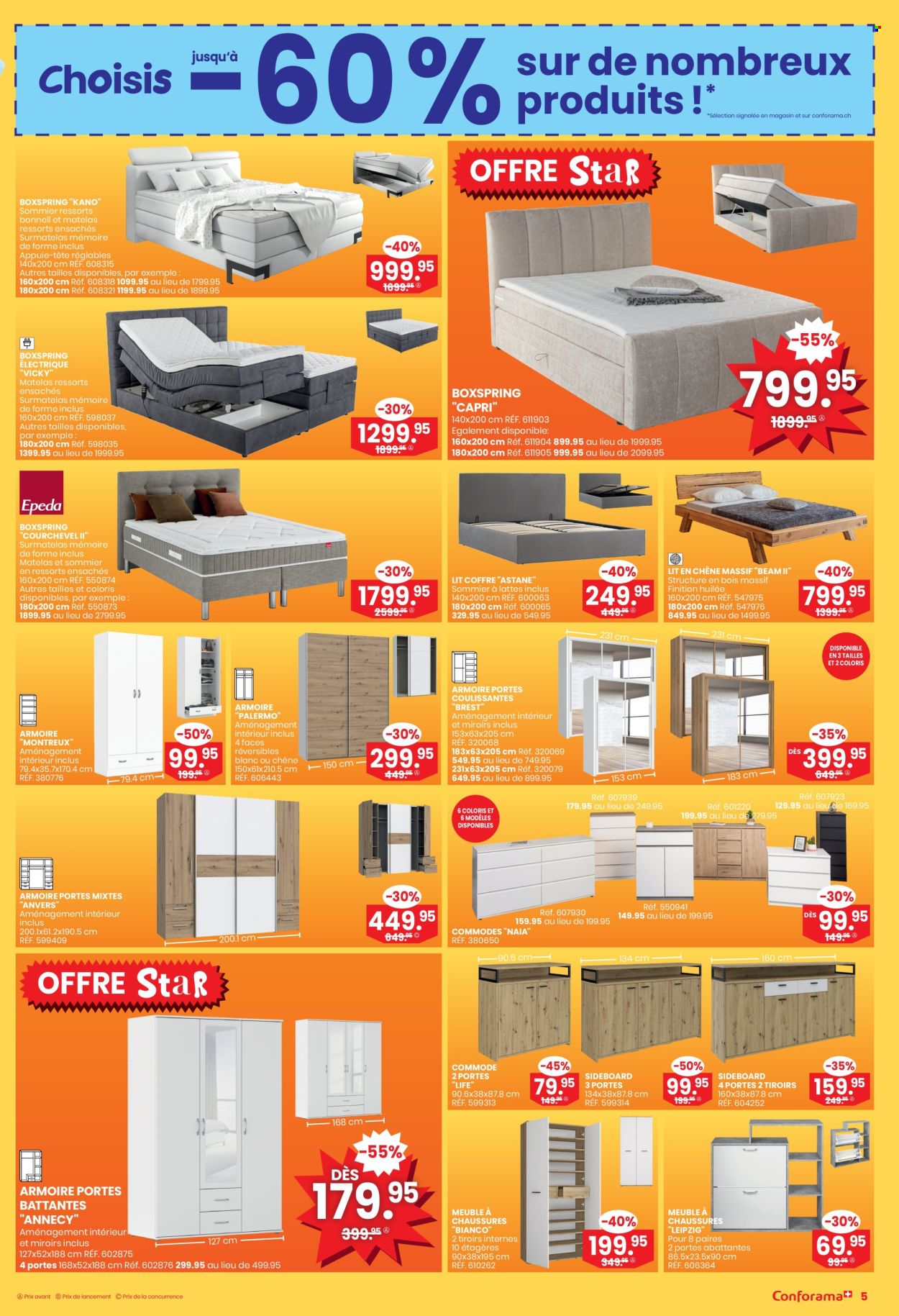 Volantino Conforama - 18.6.2025 - 1.7.2025. Pagina 5. Pagina 5