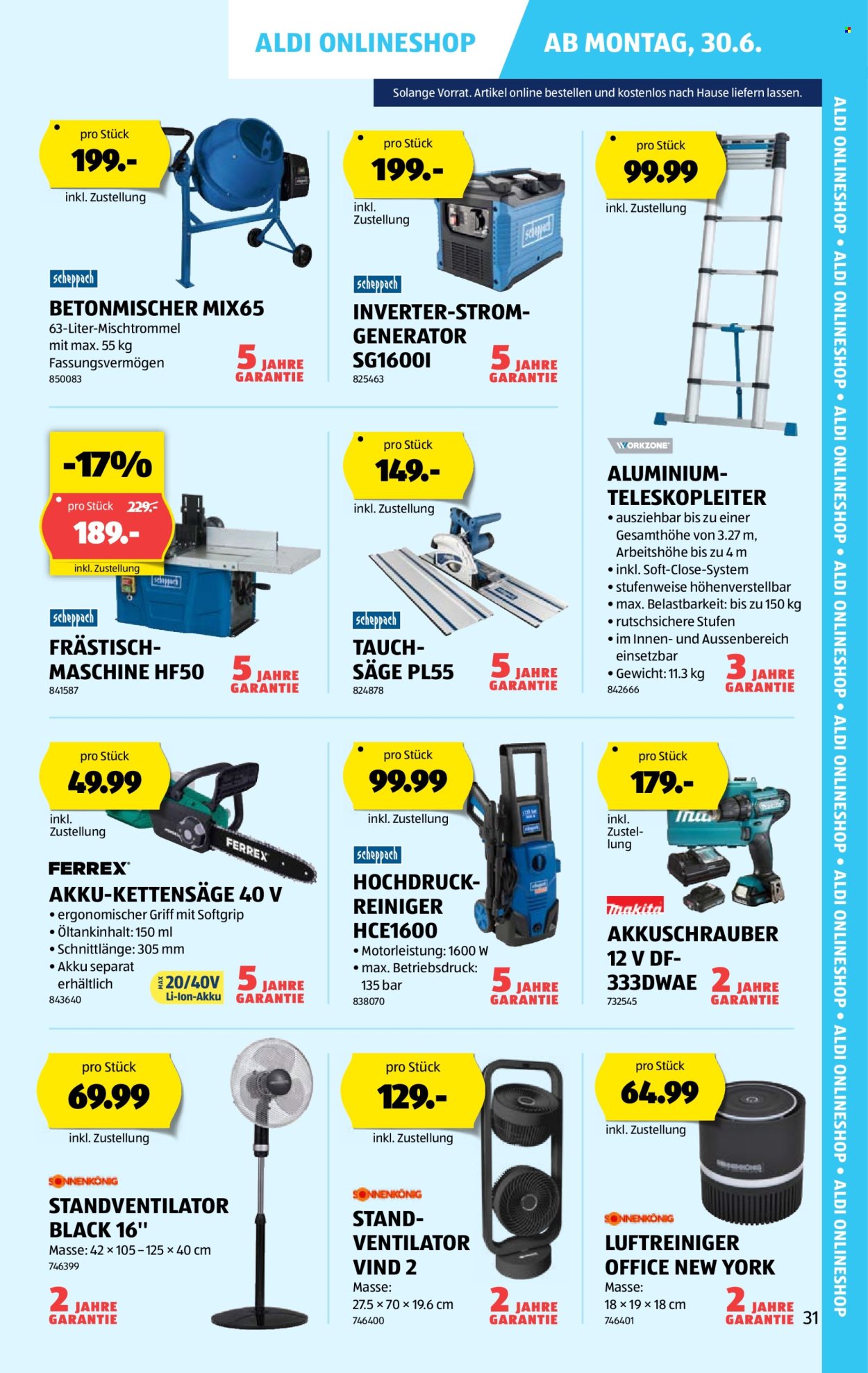 Volantino Aldi - 26.6.2025 - 2.7.2025. Pagina 31. Pagina 31