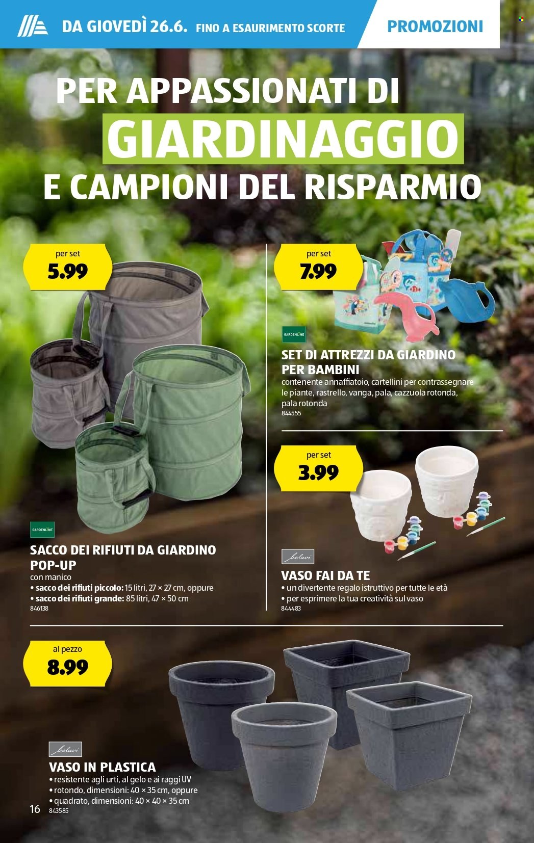 Volantino Aldi - 26.6.2025 - 2.7.2025. Pagina 16. Pagina 16