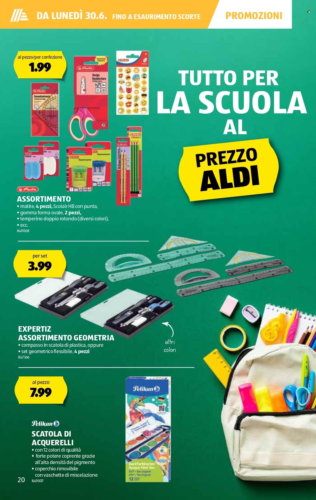 Volantino Aldi - 26.6.2025 - 2.7.2025. Pagina 20. Pagina 20
