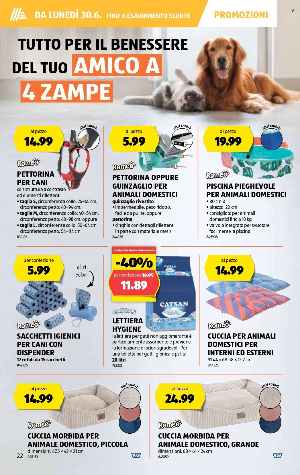 Volantino Aldi - 26.6.2025 - 2.7.2025. Pagina 22. Pagina 22
