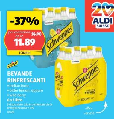 Schweppes BEVANDE RINFRESCANTI