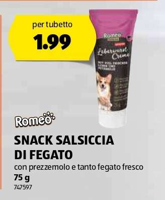 Romeo Snack Salsiccia di Fegato