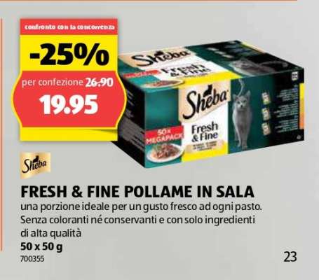 Sheba FRESH & FINE POLLAME IN SALA