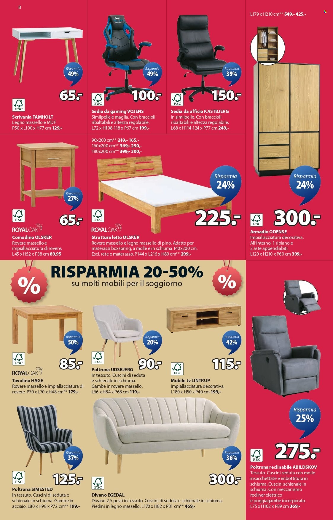Volantino JYSK - 24.6.2025 - 7.7.2025. Pagina 8. Pagina 8
