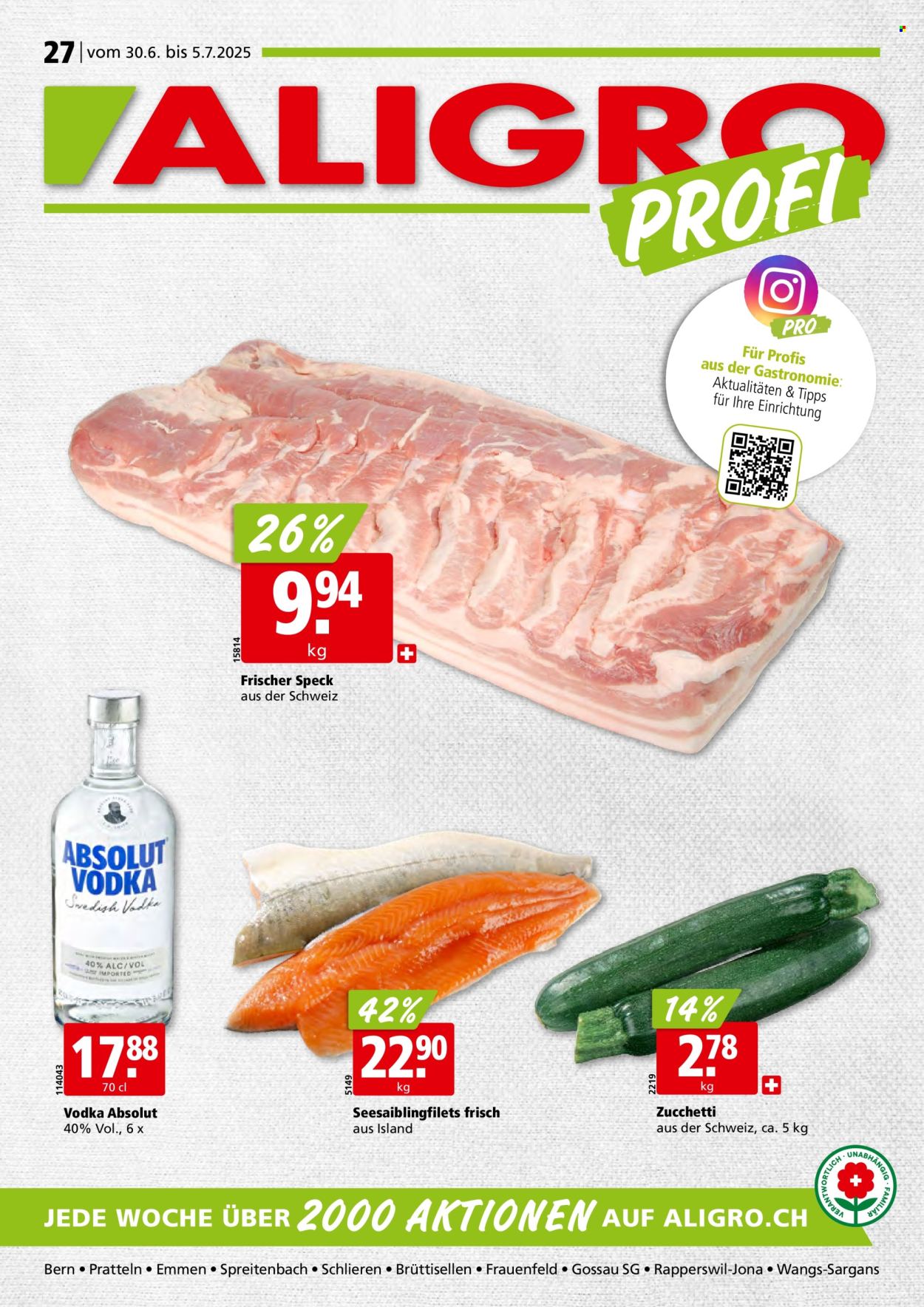 Volantino ALIGRO - 30.6.2025 - 5.7.2025. Pagina 1. Pagina 1
