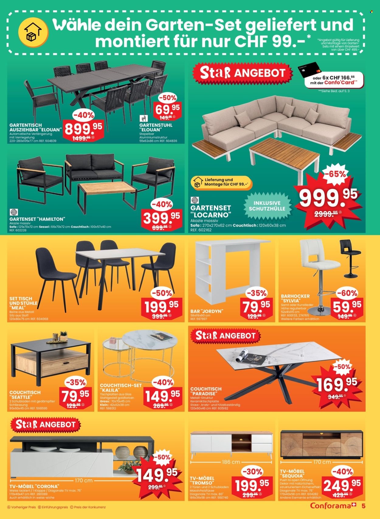 Volantino Conforama - 25.6.2025 - 8.7.2025. Pagina 5. Pagina 5