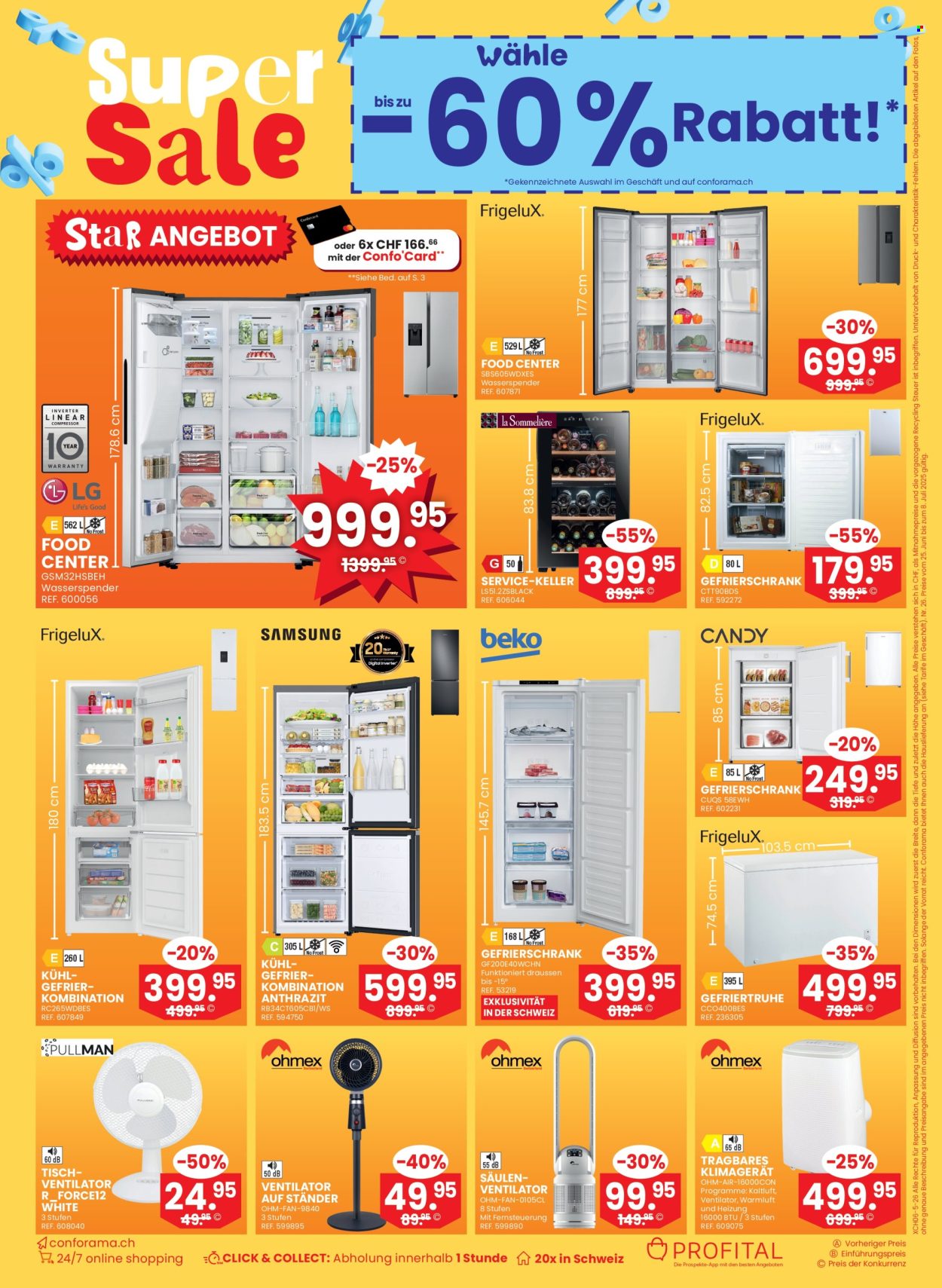 Volantino Conforama - 25.6.2025 - 8.7.2025. Pagina 16. Pagina 16