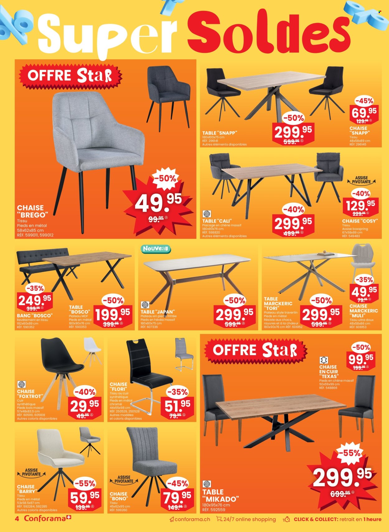 Volantino Conforama - 25.6.2025 - 8.7.2025. Pagina 4. Pagina 4