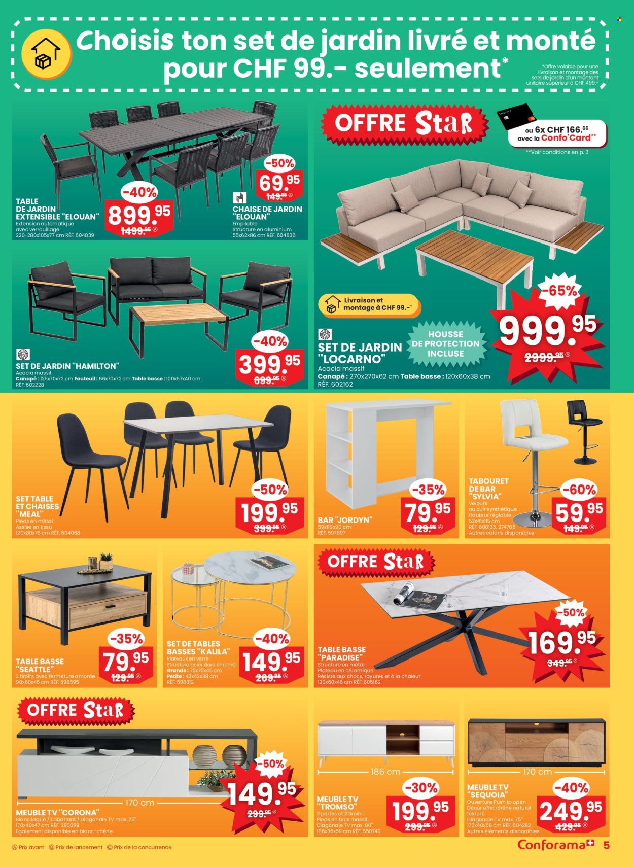 Volantino Conforama - 25.6.2025 - 8.7.2025. Pagina 5. Pagina 5