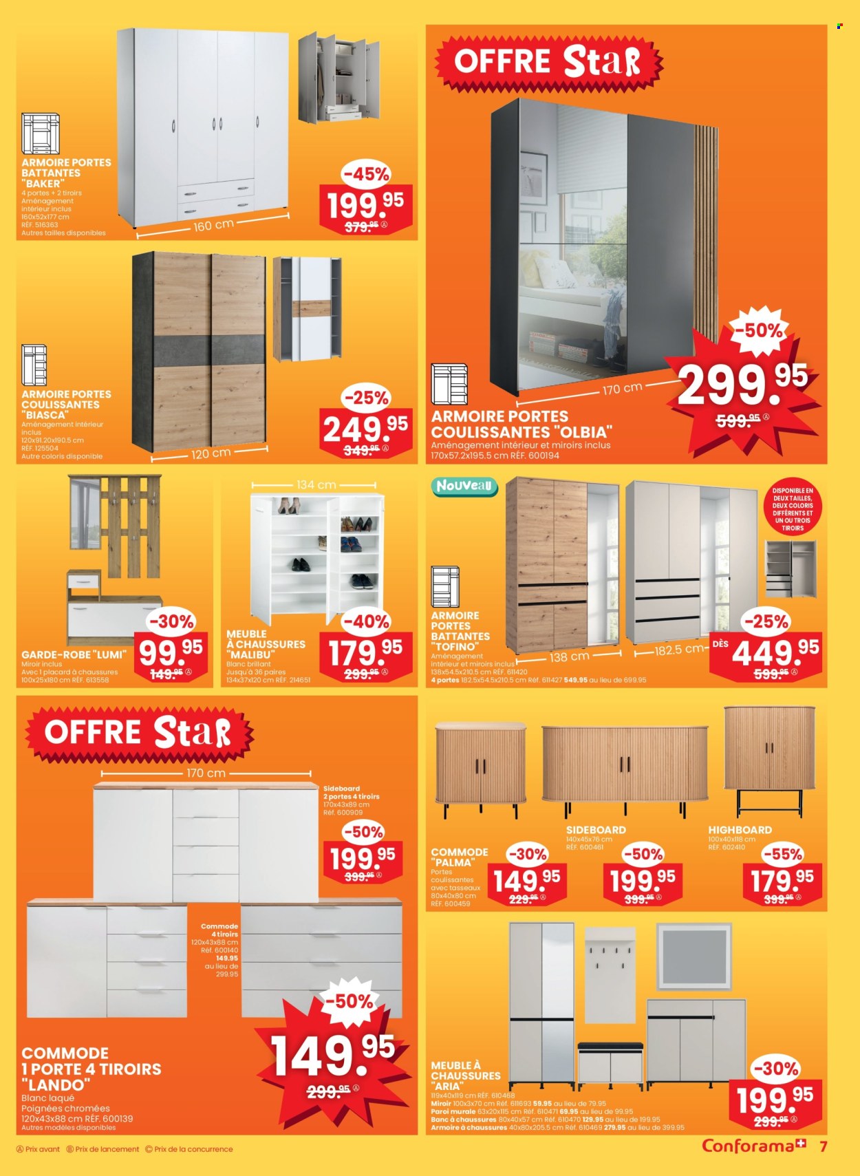 Volantino Conforama - 25.6.2025 - 8.7.2025. Pagina 7. Pagina 7