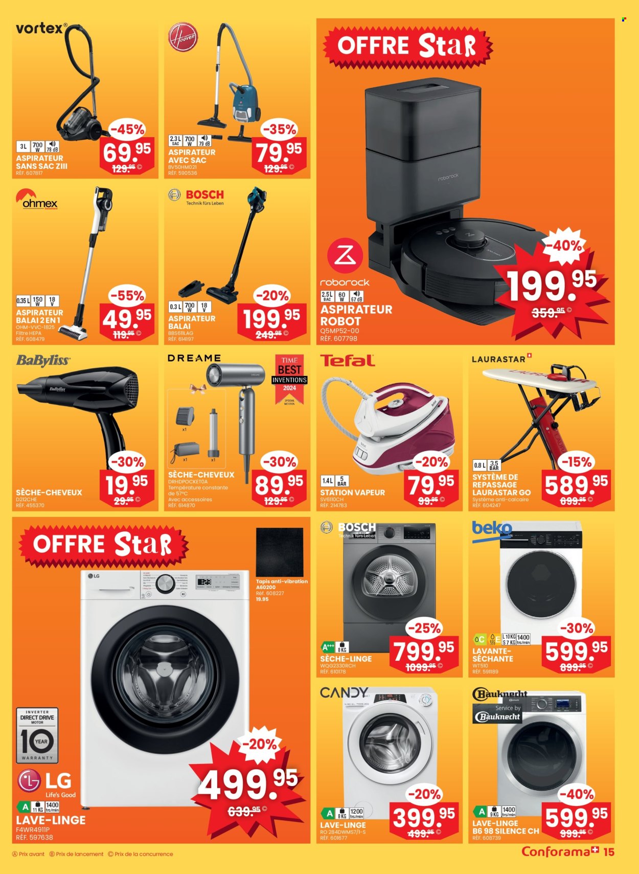 Volantino Conforama - 25.6.2025 - 8.7.2025. Pagina 15. Pagina 15