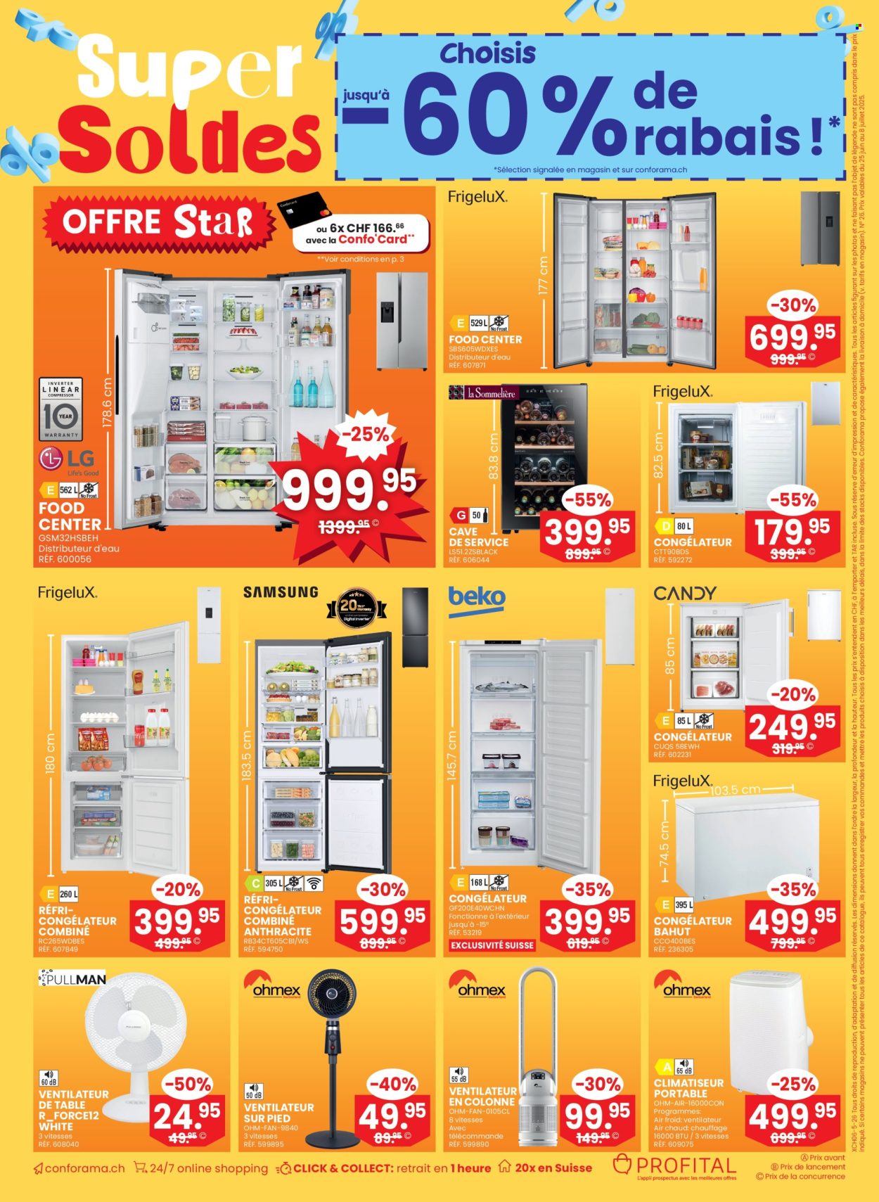 Volantino Conforama - 25.6.2025 - 8.7.2025. Pagina 16. Pagina 16