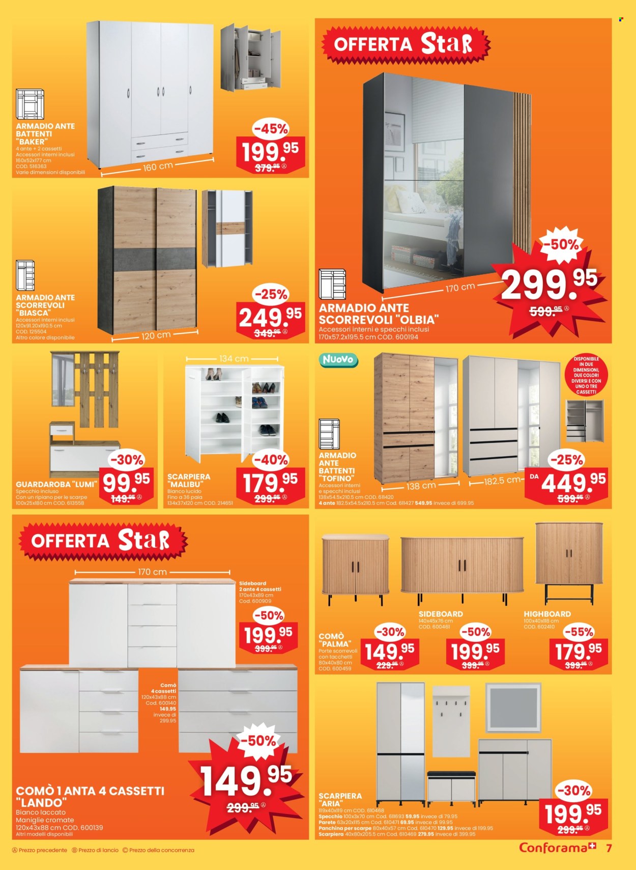 Volantino Conforama - 25.6.2025 - 8.7.2025. Pagina 7. Pagina 7