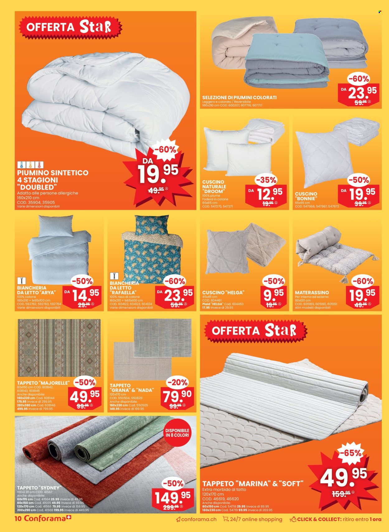 Volantino Conforama - 25.6.2025 - 8.7.2025. Pagina 10. Pagina 10