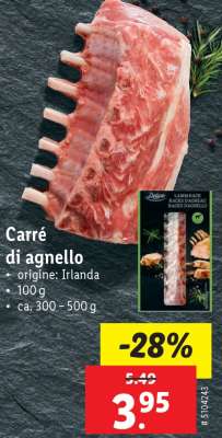 Carré di agnello