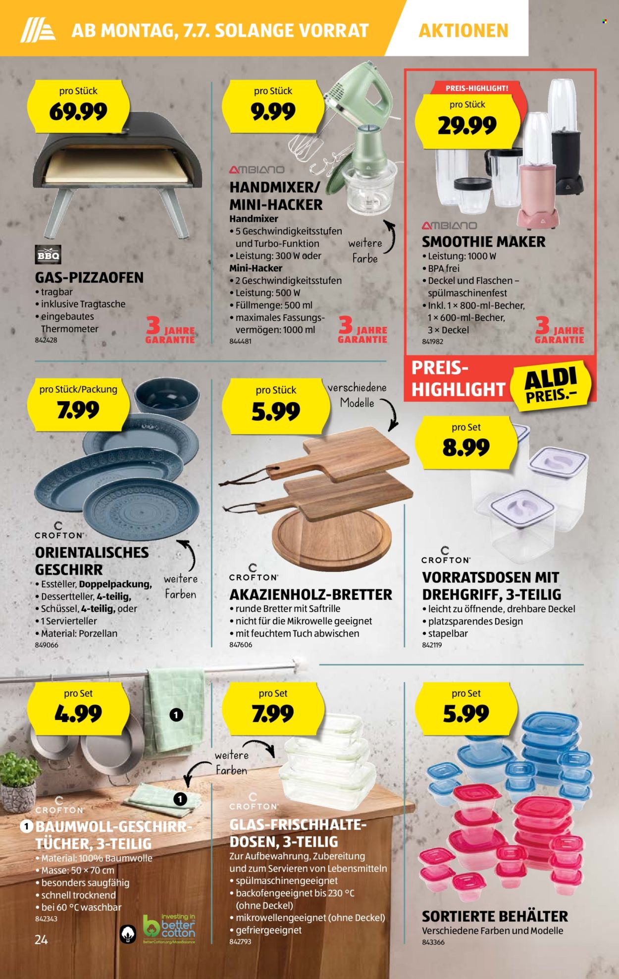 Volantino Aldi - 3.7.2025 - 9.7.2025. Pagina 24. Pagina 24