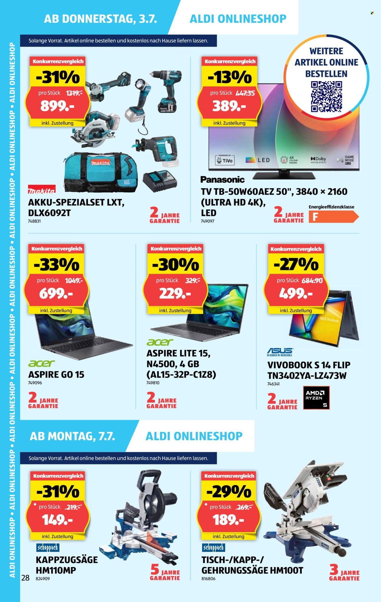 Volantino Aldi - 3.7.2025 - 9.7.2025. Pagina 28. Pagina 28