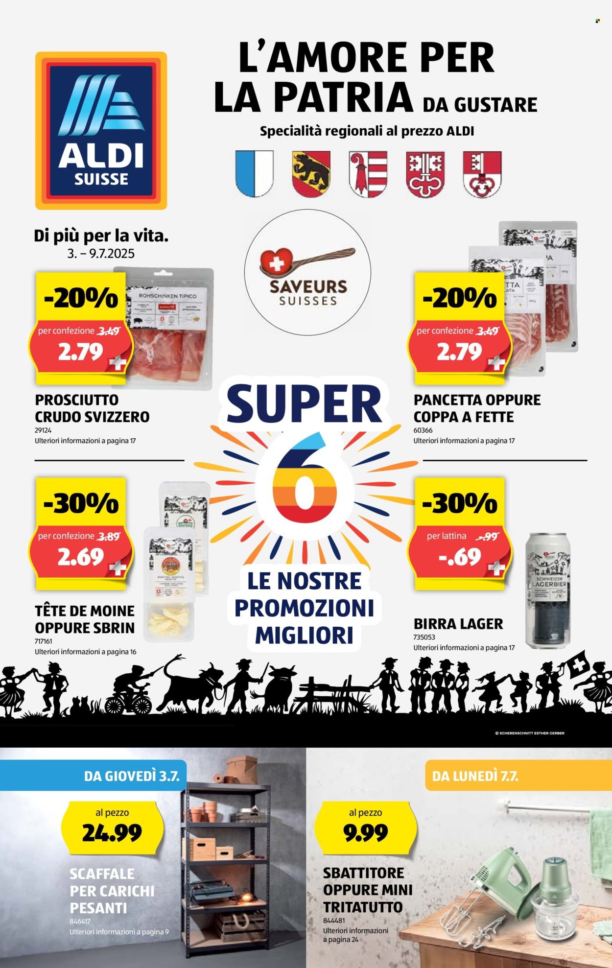 Volantino Aldi - 3.7.2025 - 9.7.2025. Pagina 1. Pagina 1