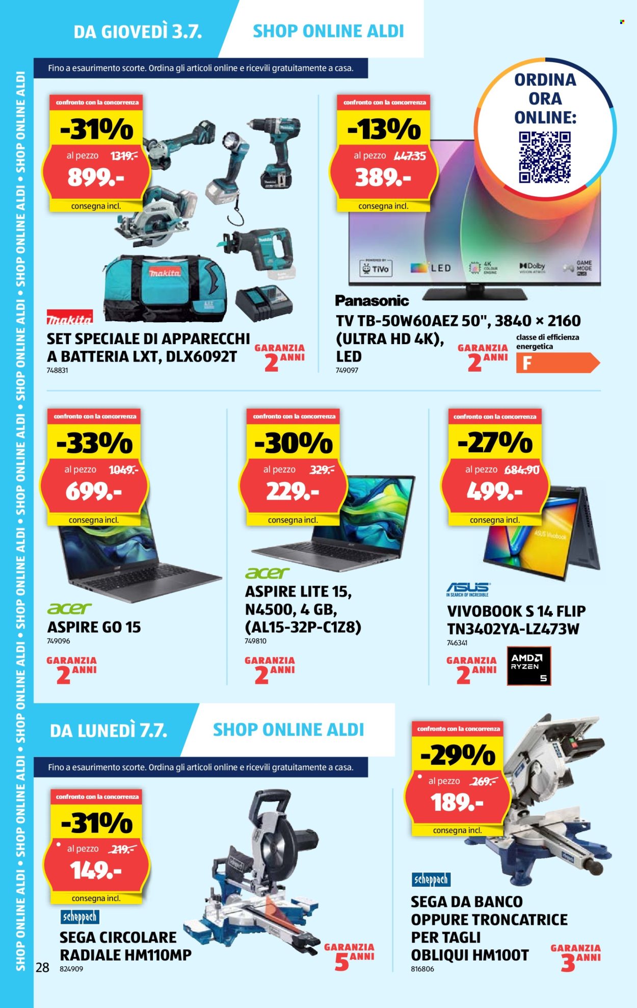 Volantino Aldi - 3.7.2025 - 9.7.2025. Pagina 28. Pagina 28