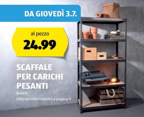 SCAFFALE PER CARICHI PESANTI