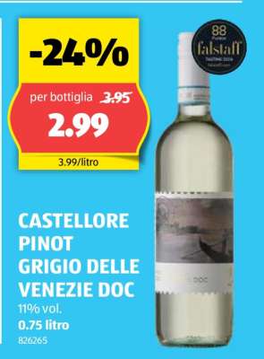 CASTELLORE PINOT GRIGIO DELLE VENEZIE DOC