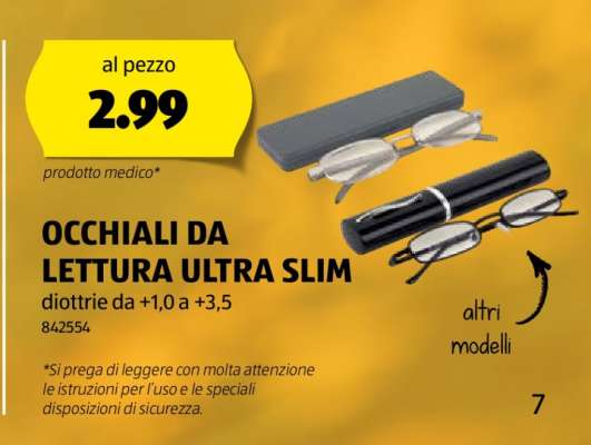 OCCHIALI DA LETTURA ULTRA-SLIM