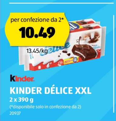 Kinder DÉLICE XXL
