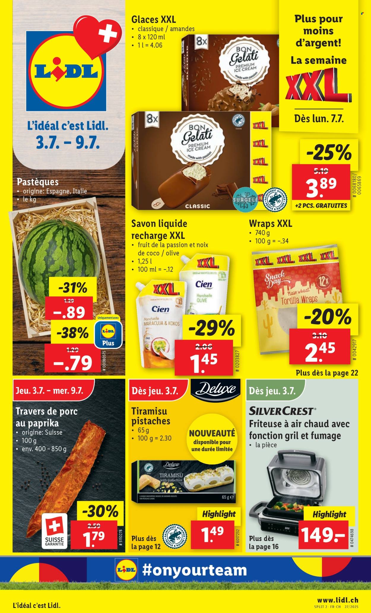 Volantino Lidl - 3.7.2025 - 9.7.2025. Pagina 1. Pagina 1